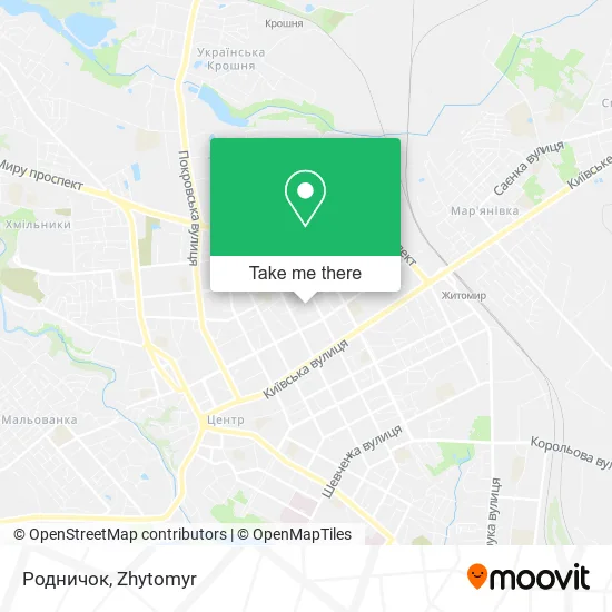 Карта Родничок