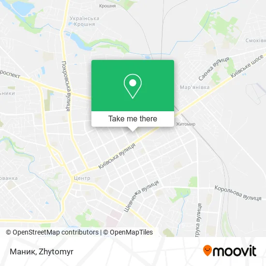 Карта Маник