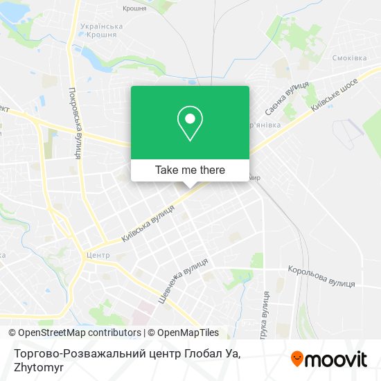 Торгово-Розважальний центр Глобал Уа map