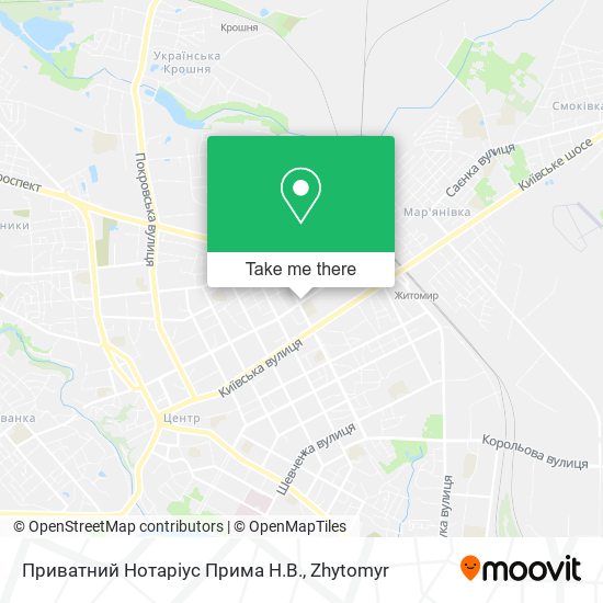 Приватний Нотаріус Прима Н.В. map