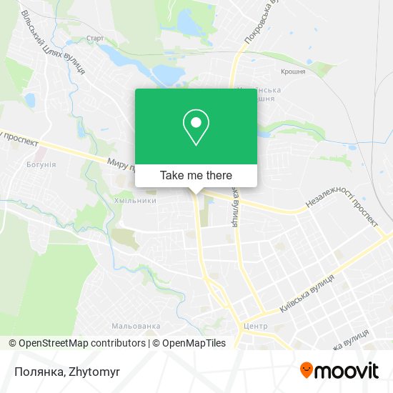 Карта Полянка