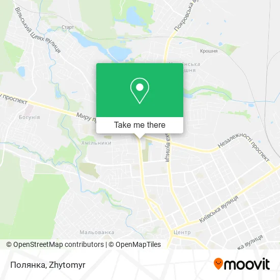 Карта Полянка