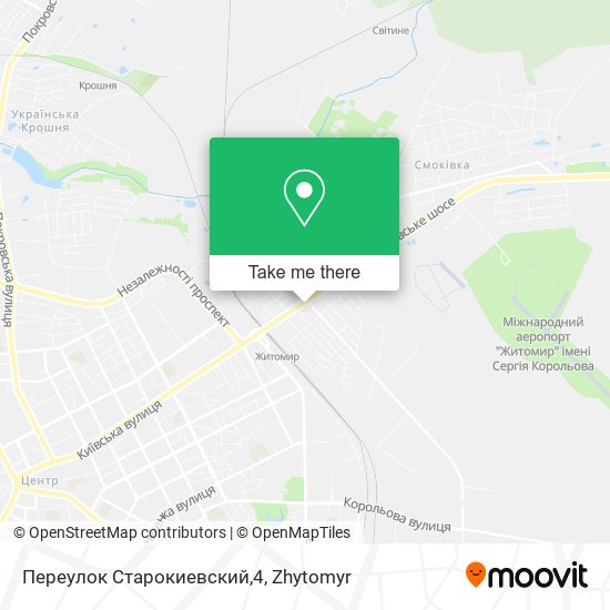 Переулок Старокиевский,4 map