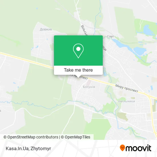 Карта Kasa.In.Ua
