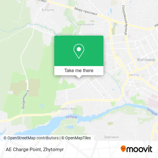 Карта AE Charge Point