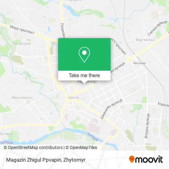 Карта Magazin Zhigul Ppvapin