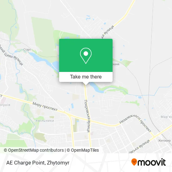 Карта AE Charge Point