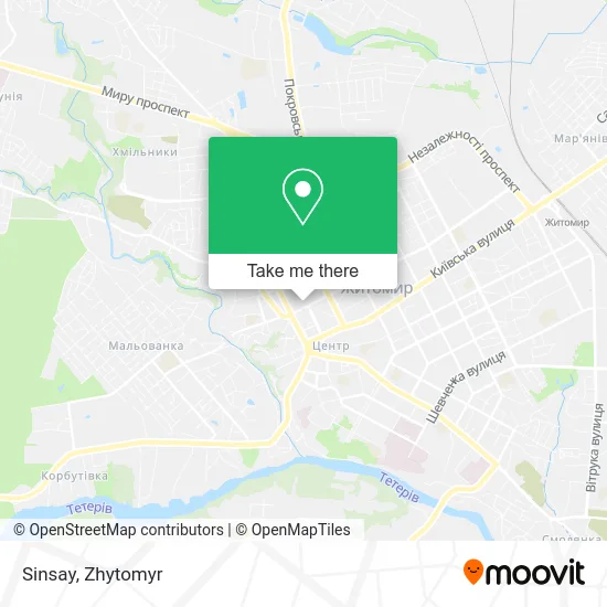 Карта Sinsay