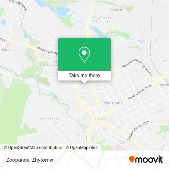 Карта Zoopanda