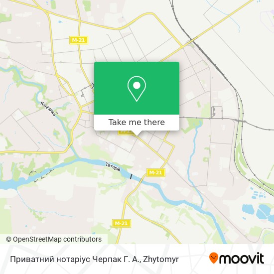 Приватний нотаріус Черпак Г. А. map