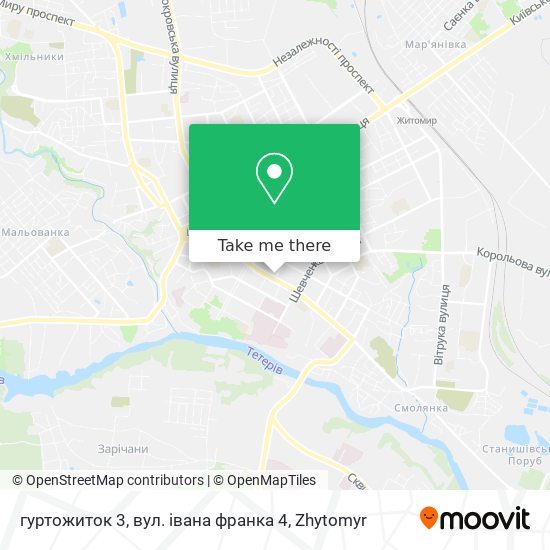 гуртожиток 3, вул. iвана франка 4 map