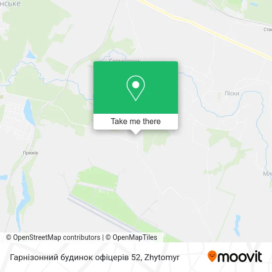 Карта Гарнізонний будинок офіцерів 52