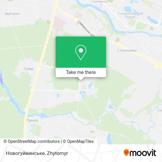 Карта Новогуйвинське