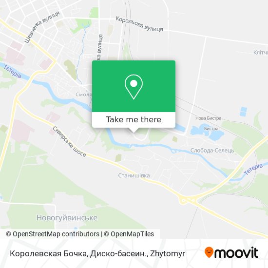 Королевская Бочка, Диско-басеин. map