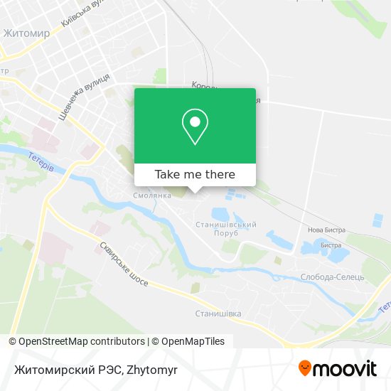 Житомирский РЭС map