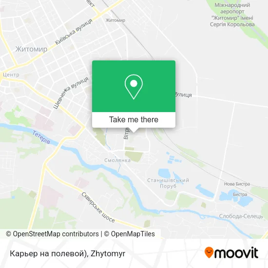 Карта Карьер на полевой)