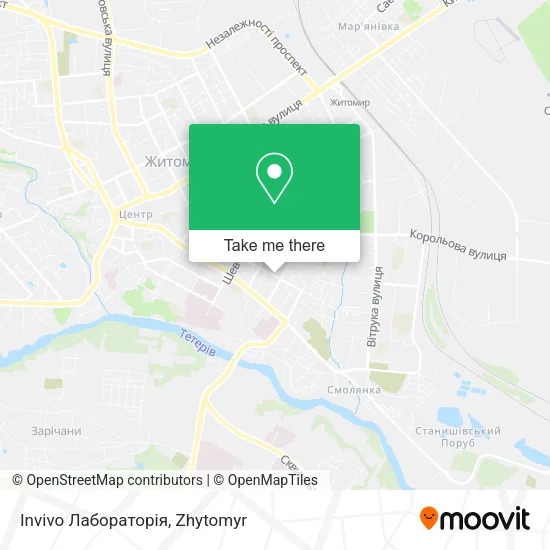 Карта Invivo Лабораторія
