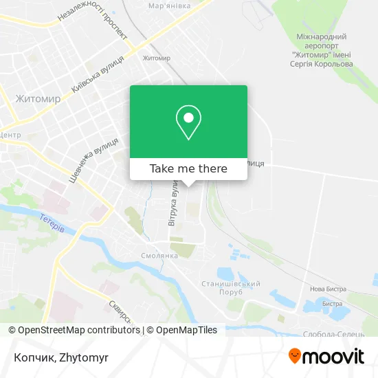 Карта Копчик