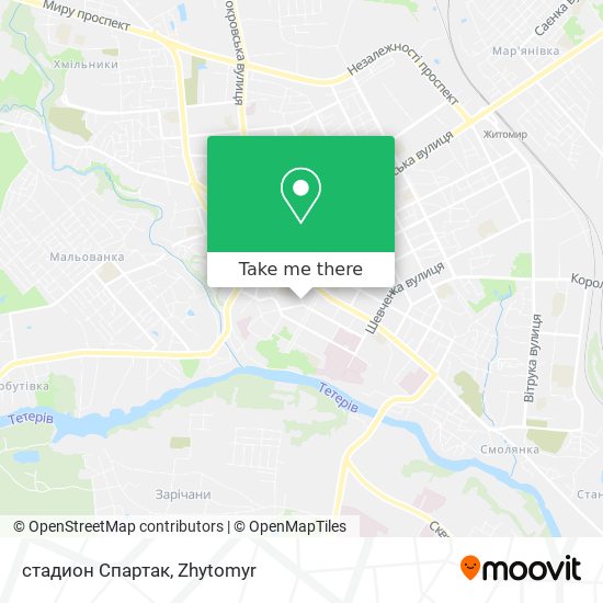 стадион Спартак map