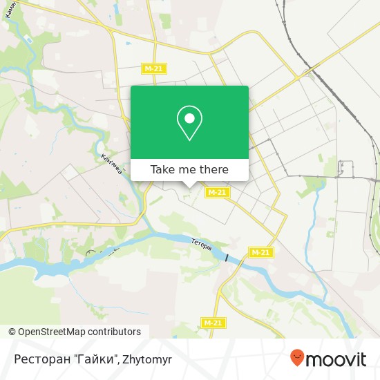 Ресторан "Гайки" map