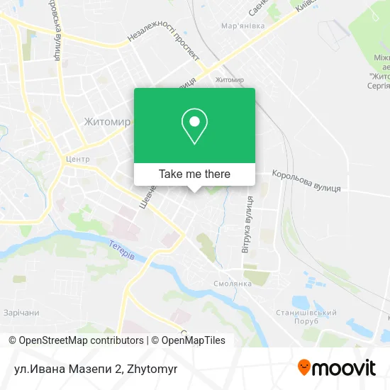 Карта ул.Ивана Мазепи 2
