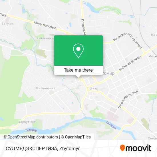 Карта СУДМЕДЭКСПЕРТИЗА