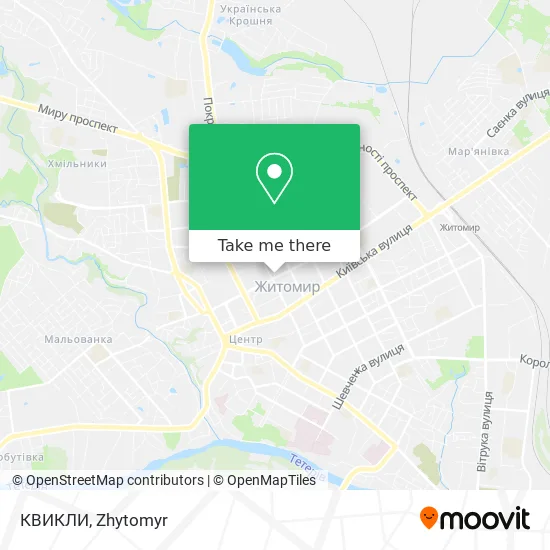 Карта КВИКЛИ