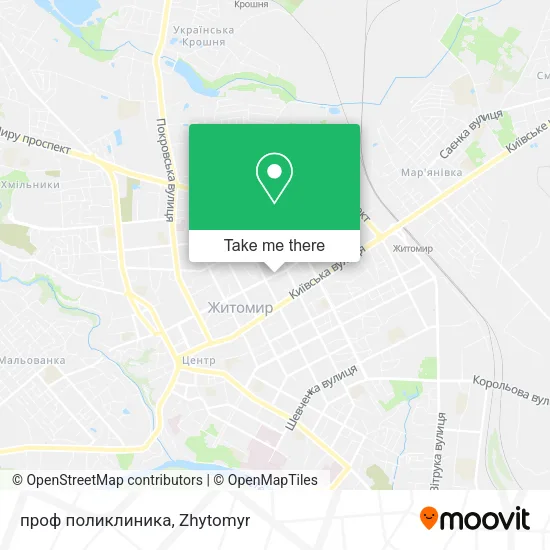Карта проф поликлиника