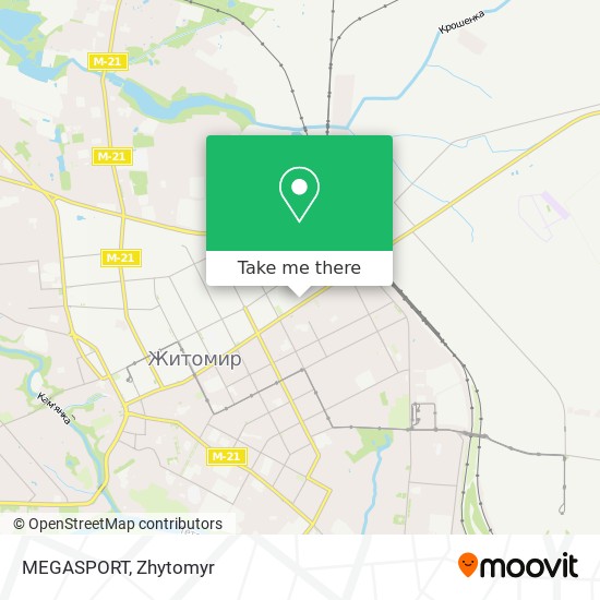 MEGASPORT map