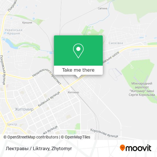 Лектравы / Liktravy map