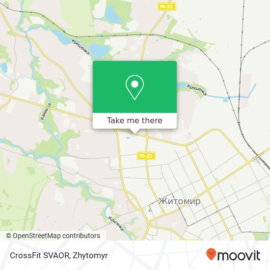 CrossFit SVAOR map