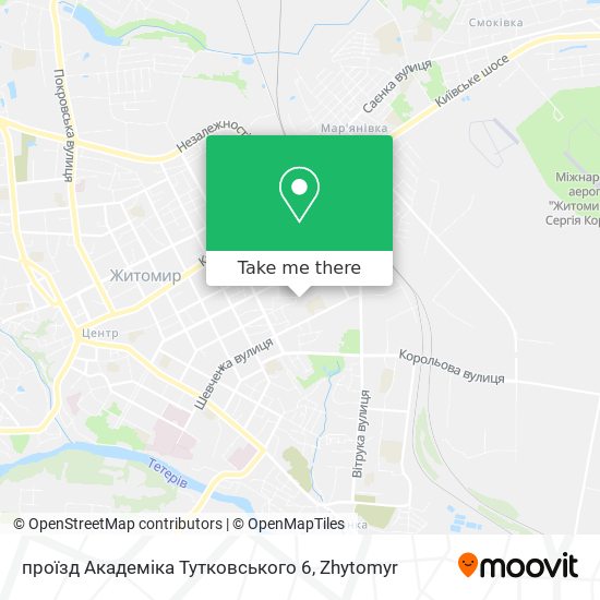 проїзд Академіка Тутковського 6 map