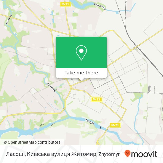 Ласощі, Київська вулиця Житомир map