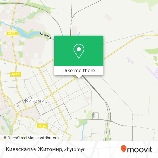 Киевская 99 Житомир map