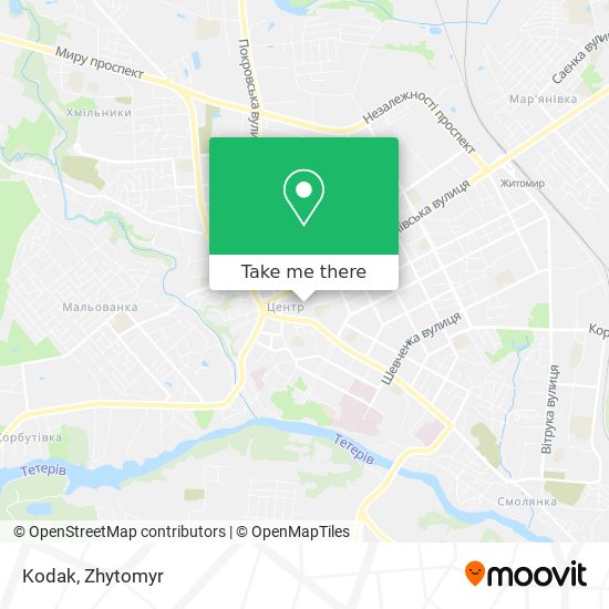 Kodak map