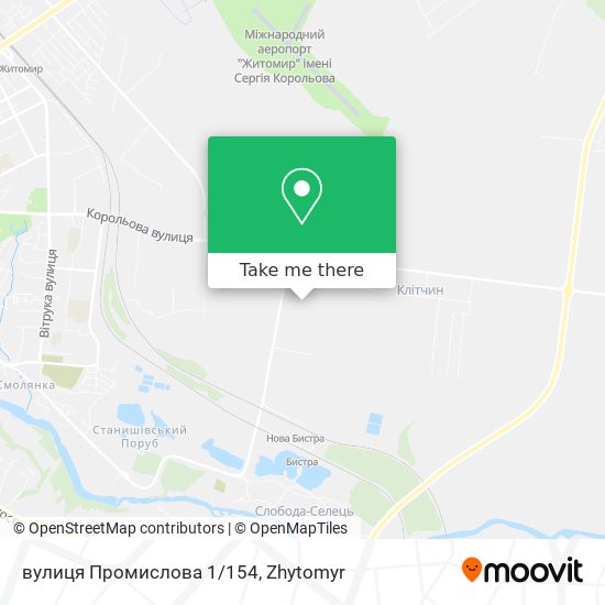 вулиця Промислова 1/154 map