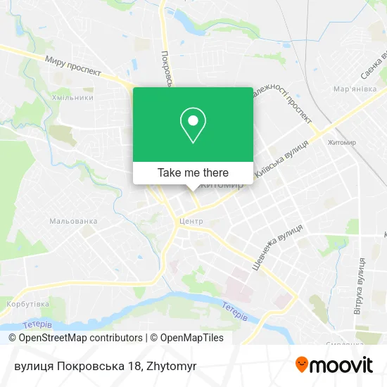Карта вулиця Покровська 18