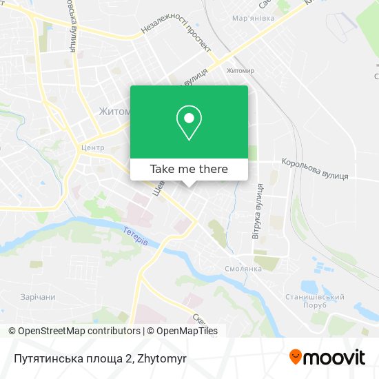 Путятинська площа 2 map