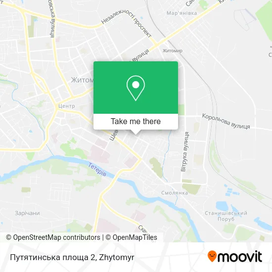 Карта Путятинська площа 2