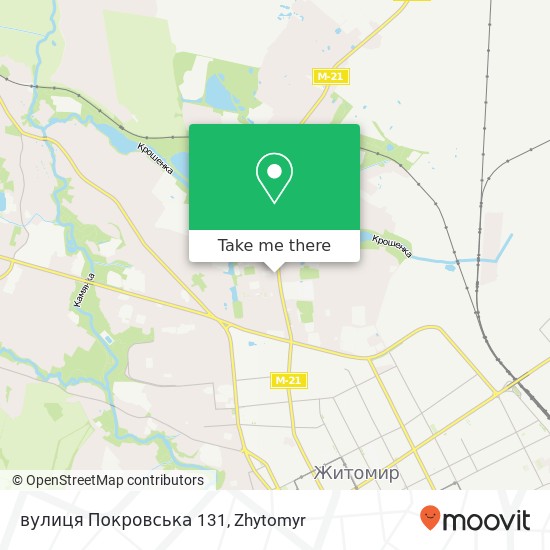 Карта вулиця Покровська 131