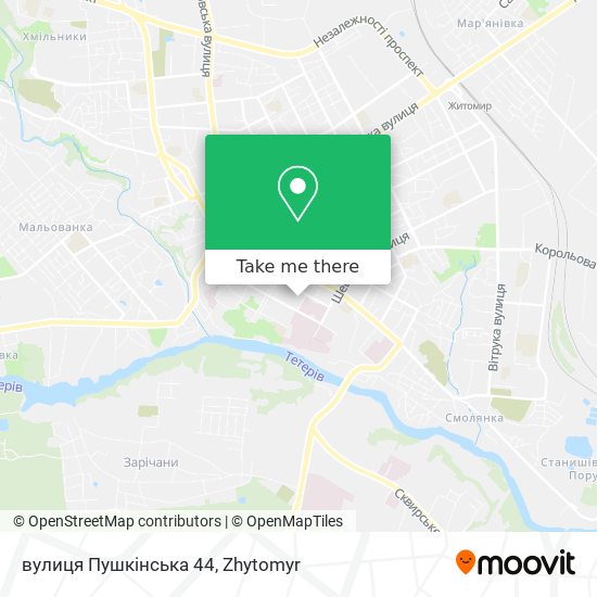 вулиця Пушкінська 44 map