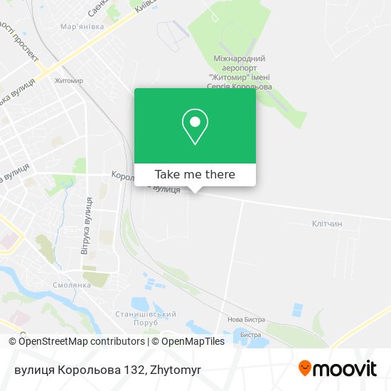 вулиця Корольова 132 map