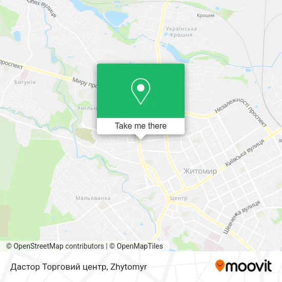 Карта Дастор Торговий центр