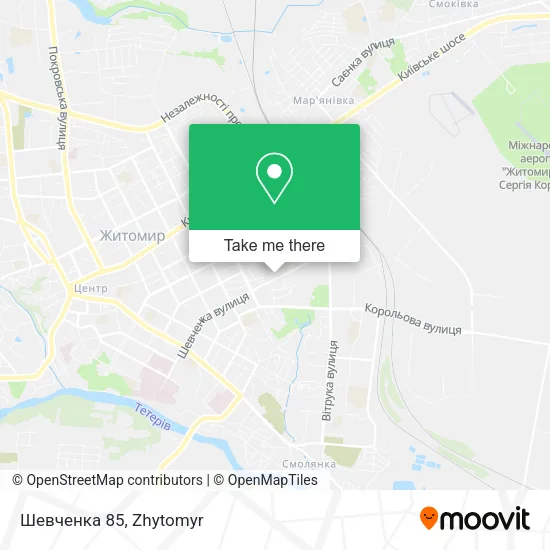 Карта Шевченка 85