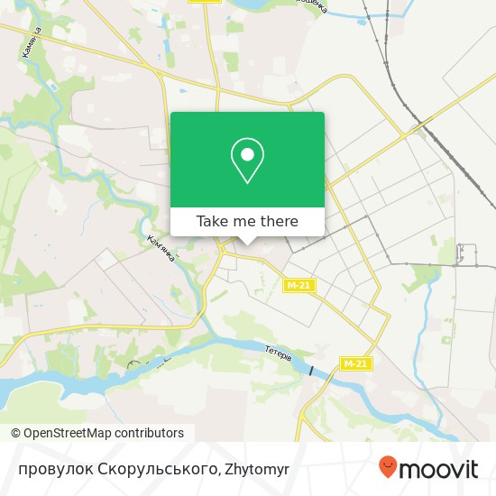 провулок Скорульського map