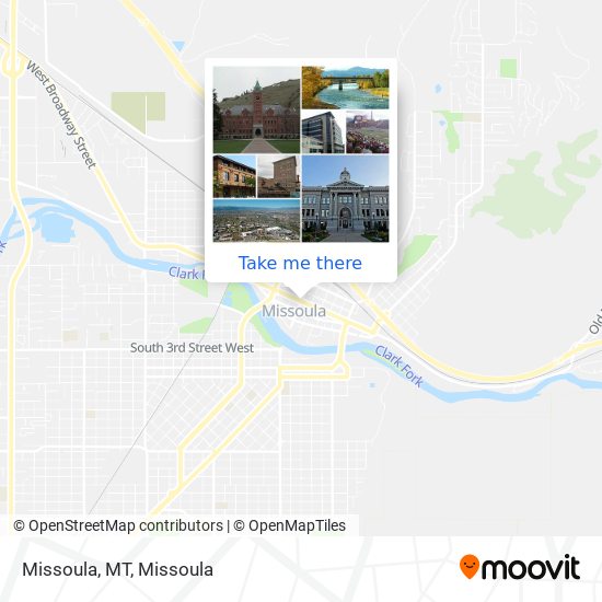 Mapa de Missoula, MT