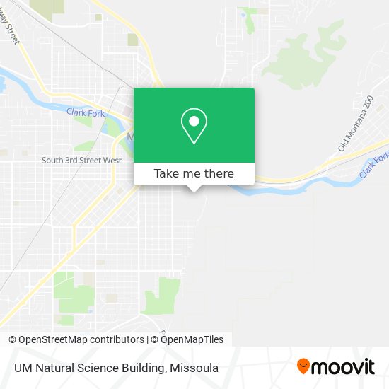 Mapa de UM Natural Science Building