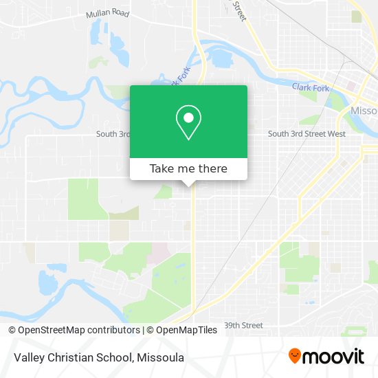 Mapa de Valley Christian School