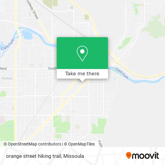 orange street hiking trail map