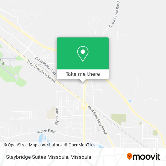 Mapa de Staybridge Suites Missoula